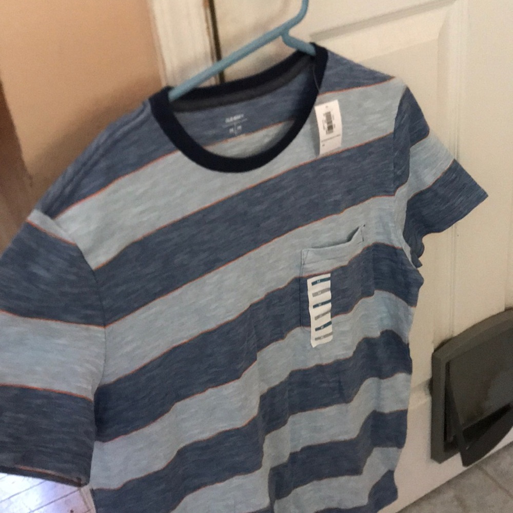 Brand New Mens Old Navy Striped Shirt Orig (20$)